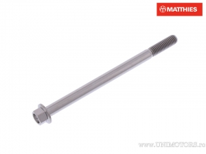 Tornillo de tapa hexagonal Pro Bolt M6 x 1.00 x 90 mm titanio - JM