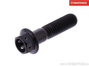 Tornillo de tapa hexagonal Pro Bolt M8 x 1.25 x 32 mm titan Racing negro - JM