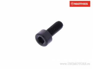 Tornillo de tapa redonda Pro Bolt M4 x 0.70 x 10 mm aluminio negro - JM