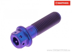 Tornillo hexagonal doble Pro Bolt M10 x 1.25 x 35 mm titan Racing violet - JM