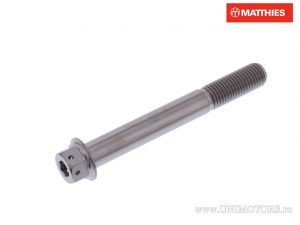 Tornillo hexagonal doble Pro Bolt M10 x 1.25 x 80 mm de titanio con agarre de carreras - JM