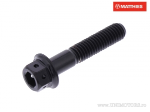 Tornillo hexagonal doble Pro Bolt M5 x 0.80 x 25 mm titan Racing negro - JM