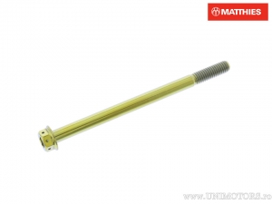 Tornillo hexagonal doble Pro Bolt M6 x 1.00 x 90 mm titan Racing dorado - JM
