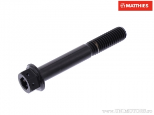 Tornillo hexagonal doble Pro Bolt M8 x 1.25 x 50 mm titanio Racing negro - JM