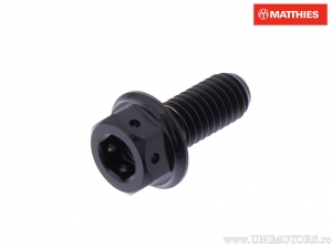 Tornillo hexagonal dual Pro Bolt M6 x 1.00 x 14 mm titan Racing negro - JM
