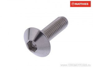 Tornillo tapa Pro Bolt M5 x 0.80 x 16 mm acero inoxidable A4 - JM
