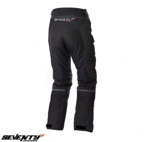 Touring Motorcycle Pants Unisex Seventy Spring/Winter Model SD-PT1S Color: Black (Short Version SD-PT1) - Black, XS
