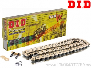 Transmission chain DID X-Ring - 530VX (gold / black) - 100 links - DID