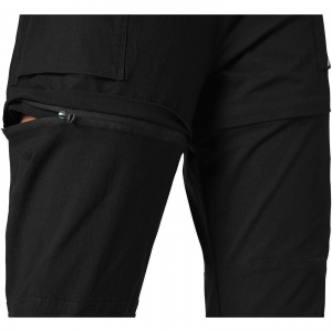 TRAVELLED ZIP OFF PANT [BLK]: Size - XL
