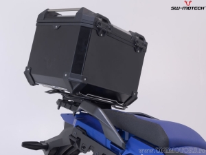 TRAX ADV Set Black (topcase + 2x sidecase + PRO mounts + ADV-RACK) - 150.0L - Suzuki V-strom 1050 / XT ('19-) - SW-Motech