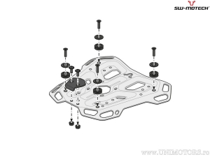 TRAX ADV Set black (topcase + ADVENTURE-RACK + adapter + lock set) - 38.0L - CFMoto 800MT ('21-) - SW-Motech