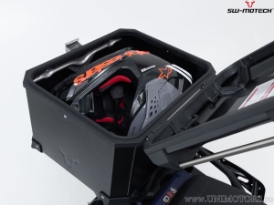 TRAX ADV Set black (topcase + ADVENTURE-RACK + adapter + lock set) - 38.0L - CFMoto 800MT ('21-) - SW-Motech