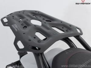 TRAX ADV Set black (topcase + ADVENTURE-RACK + adapter + lock set) - 38.0L - Ducati DesertX ('22-) - SW-Motech