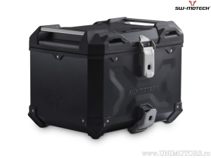 TRAX ADV Set black (topcase + ADVENTURE-RACK + adapter + lock set) - 38.0L - Triumph Tiger 1200 models ('11-) - SW-Motech