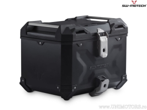 TRAX ADV Set Black (TRAX ADV Topcase + Rack + Adapter + Lock Set) - Honda NC750X / XD ('20-) - SW-Motech