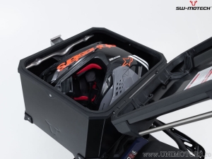 TRAX ADV Set Black (TRAX top case + rack + adapter + lock set) - BMW G 310 GS ('17-) - SW-Motech