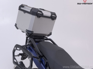 TRAX ADV Set Silver (topcase + 2x sidecase + PRO mounts + ADV-RACK) - 150.0L - Suzuki V-Strom 800 / 800DE ('22-) - SW-Motech