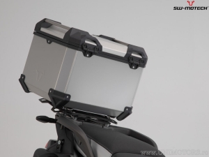 TRAX ADV Set silver (topcase + ADV-RACK + adapter + lock set) - 38.0L - Triumph Tiger 900 ('19-) / 1200 ('22-) - SW-Motech