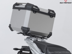 TRAX ADV Set silver (topcase + ADVENTURE-RACK + adapter + lock set) - 38.0L - Moto Morini X-Cape 650 ('21-) - SW-Motech