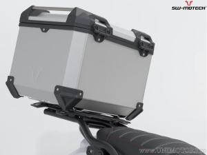 TRAX ADV Silver Set (topcase + 2x sidecase + PRO mounts + ADV-RACK) - 150.0L - Ducati DesertX ('22-) / Rally ('23-) - SW-Motech