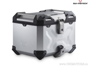 TRAX ADV Silver Set (TRAX ADV top case + rack + adapter + lock set) - Honda NC750X / XD ('20-) - SW-Motech