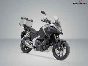 TRAX ADV Silver Set (TRAX ADV top case + rack + adapter + lock set) - Honda NC750X / XD ('20-) - SW-Motech