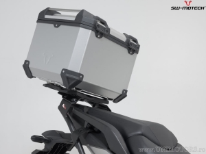 TRAX ADV Silver Set (TRAX ADV top case + rack + adapter + lock set) - Honda NC750X / XD ('20-) - SW-Motech
