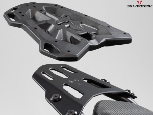 TRAX ADV silver set (TRAX ADV topcase + rack + adapter + lock set) - Honda X-ADV ('20-) - SW-Motech