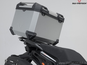 TRAX ADV silver set (TRAX ADV topcase + rack + adapter + lock set) - KTM 1290 Super Adventure ('21-) - SW-Motech