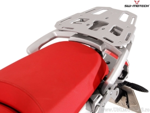 TRAX ADV silver set (TRAX topcase + rack + adapter + lock set) - BMW R 1200 GS ('04-'12) - SW-Motech