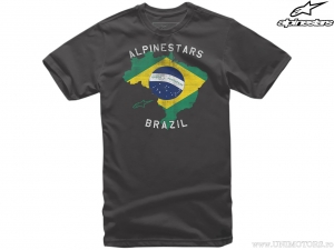 Tricou casual Brazil Tee (negru) - Alpinestars