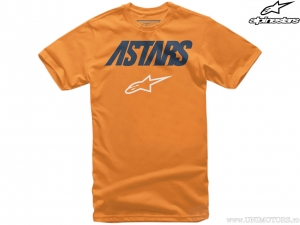 Tricou casual copii Angle Combo Tee (portocaliu) - Alpinestars