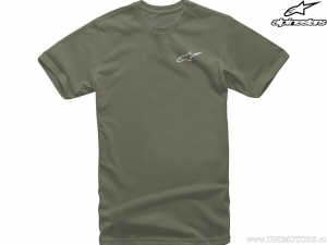 Tricou casual Neu Angeless Tee (verde militar/gri) - Alpinestars