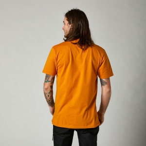 Tricou casual Pushin Dirt SS Premium [Portocaliu]: Méret - M