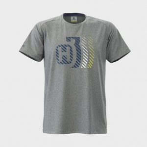 Tricou casual Remote gri: Mărime - L