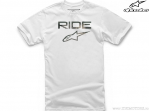 Tricou casual Ride 2.0 Camo Tee (alb) - Alpinestars