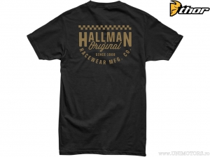 Tricou casual Tracker Tee (negru) - Hallman