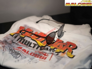 Tricou Multivar Wall (marime S) - alb - Malossi