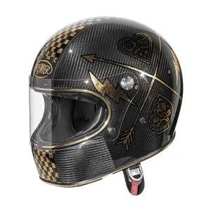 Trophy Carbon Helm - Chroom, Goud, Zwart - Volwassene - XL - 010116353