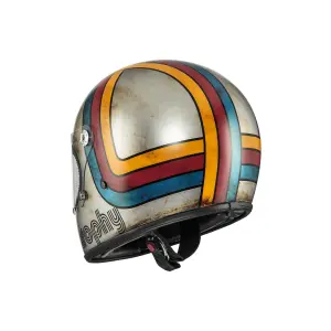 Trophy Platinum Edition Helm - Gloss, Grijs, Rood, Geel, Blauw - Volwassene - L - 010116357