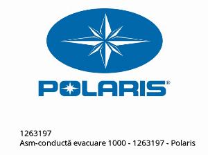 Tubo de escape 1000 - 1263197 - Polaris