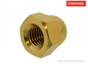 Tuerca cerrada Pro Bolt M10 x 1.50 mm aluminio dorado - JM