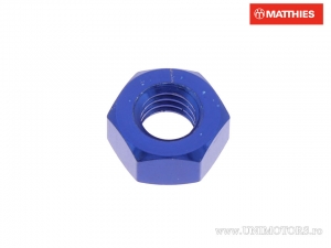 Tuerca de aluminio azul Pro Bolt M6 x 1.00 mm - JM