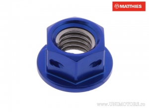 Tuerca de Piñón Trasero Pro Bolt M8 x 1.25 mm Aluminio Racing Azul - JM