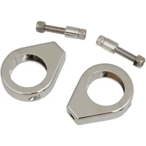 Turn Signal Fork Clamps - Chrome - DS222191