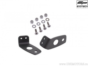 Turn signal support set - Ducati Hypermotard 821 ABS / Monster 696 ABS / Multistrada 1200 / Multistrada 950 - Evotech