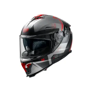 Typhoon BA Helm - Grau, Matt, Rot, Schwarz - Erwachsen - XL - 010116439