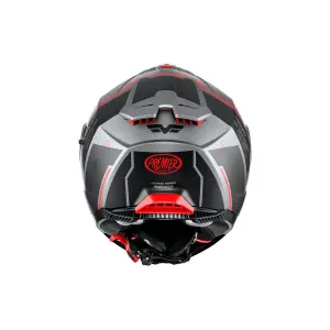 Typhoon BA Helm - Grau, Matt, Rot, Schwarz - Erwachsene - M - 010116437