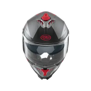 Typhoon BA Helm - Grau, Matt, Rot, Schwarz - Erwachsene - M - 010116437