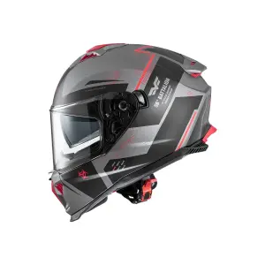Typhoon BA Helmet - Gray, Matte, Red, Black - Adult - S - 010116436
